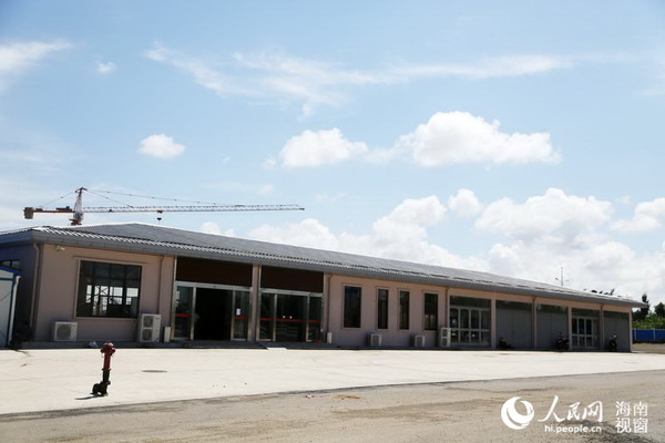 航天发射场旁的游客到访中心已投入使用
