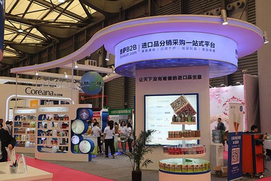 思萨科技上海美博会展厅