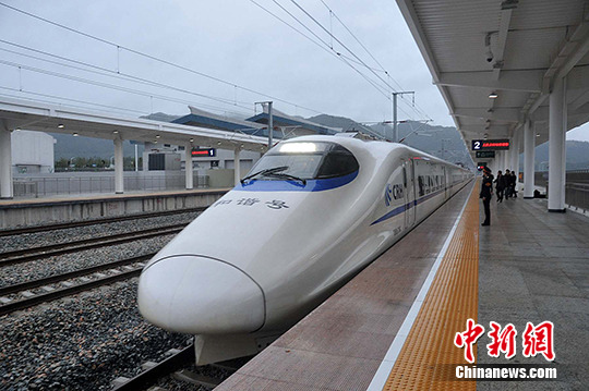 “京台高铁”纳入铁路中长期规划 将成高铁主通道