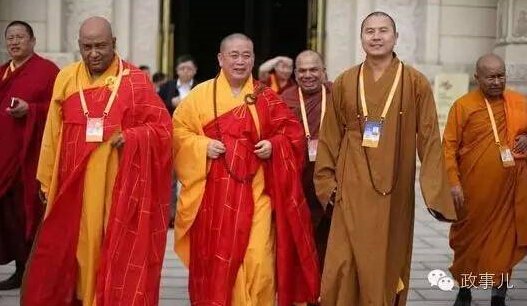 　　去年10月，释永信出席世界佛教论坛。