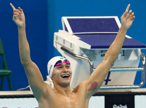 200米自由泳世界冠军孙杨。资料图