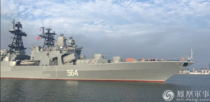 中俄海上联合2016军演  完成兵力集结即将开演