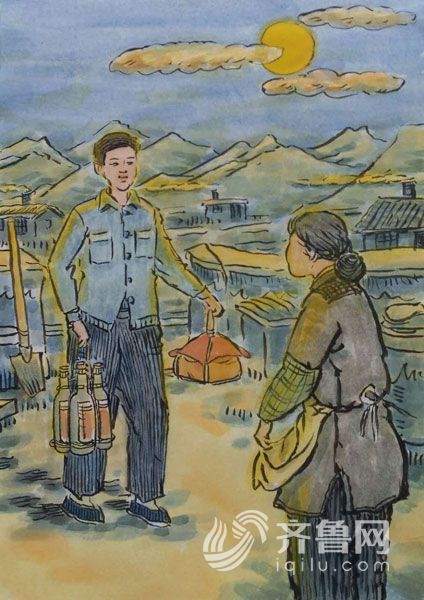 每逢中秋节,亮叔总要提着礼品到家里来看望母亲 图/卞家华