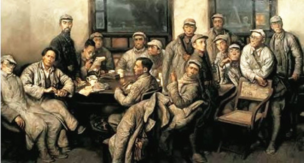 1935年1月，中央政治局召开遵义会议，结束了“左”倾教条主义错误在中央的统治，确立了毛泽东在中共中央和红军的领导地位。  图片源于网络