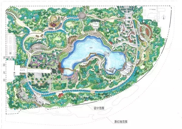 东环公园改造提升平面图。来源：石家庄日报