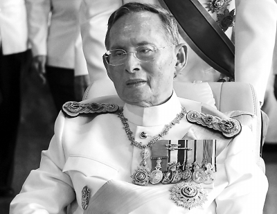 泰国国王拉玛九世普密蓬去世