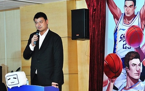 姚明拥抱二次元 上海男篮更名上海哔哩哔哩篮