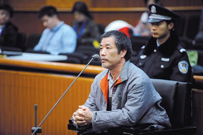 昨日，被告人吴某在法庭上受审时表示，希望法庭能对他“公平判决”。新京报记者王贵彬摄