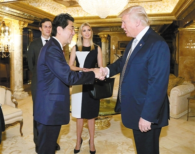 安倍见特朗普 意在亡羊补牢