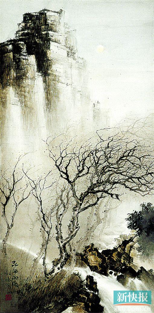 ■高剑父 昆仑雨后