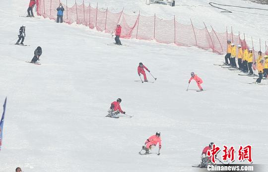 3日，首届中国残疾人冰雪运动季暨延庆区第31届冰雪欢乐节在京启动。　刘平 摄