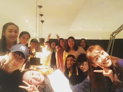 蒋梦婕生日聚会 林更新宣璐同框盼望再合作