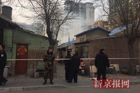 事发现场。本组图片摄影：新京报记者潘佳锟