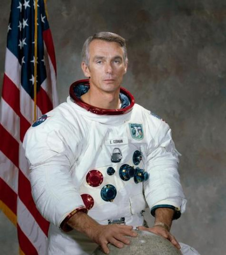 美国阿波罗17号宇航员尤金·塞尔南(于美国当地时间16日逝世，享年82岁。（图片来源：法新社）