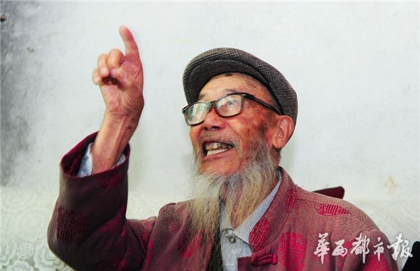 2014年10月11日，陈海才讲述在山西的抗战经历。