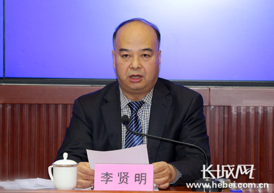 省住房城乡建设厅新闻发言人李贤明。 长城网 郑佳洵摄