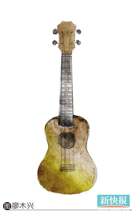 ●江一燕设计款尤克里里。