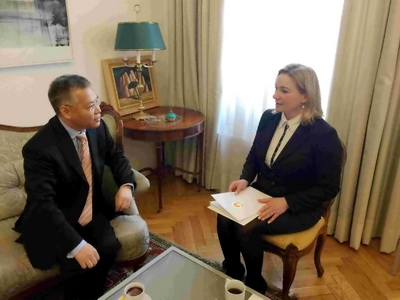 中国驻克罗地亚大使换人:胡兆明接棒邓英