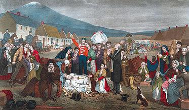 1812年后到达加拿大的欧洲移民 图片来源：Social Study 10