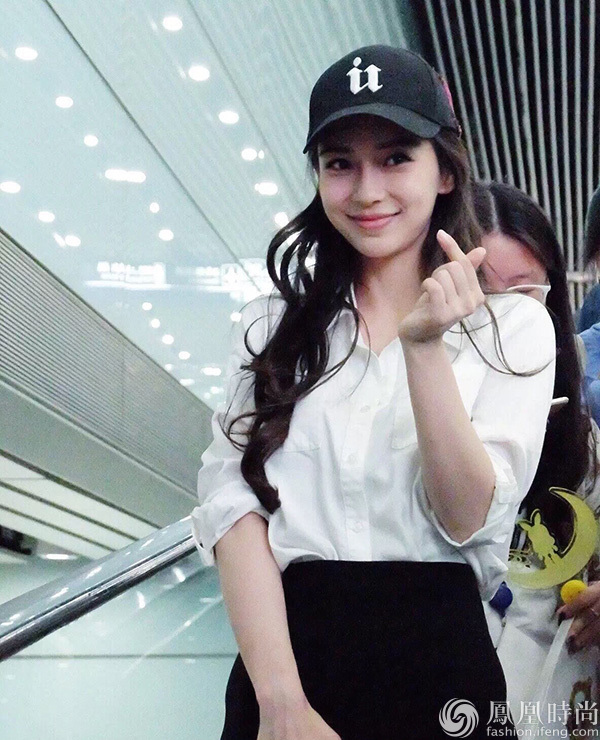 像Angelababy一样穿白衬衫!你也能变身职场精