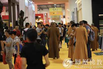 第十二届厦门国际佛事用品展现场（图片来源：凤凰佛教 摄影：耀杰）