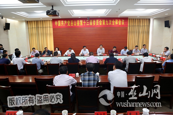 巫山召开第十三届第九次全会 书记李春奎主持
