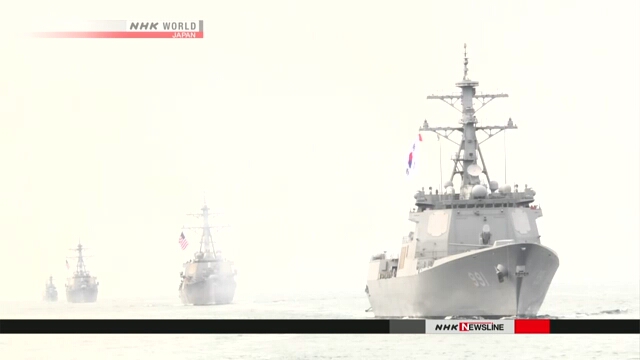 韩美联演落幕 美“里根”号航母首次被确认进入黄海