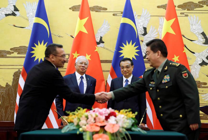 马来西亚购买4艘中国军舰 合作维护南海稳定