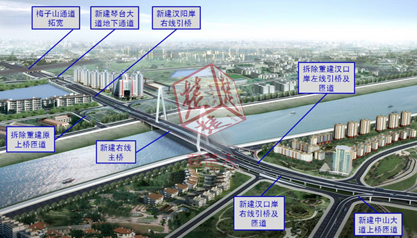 武汉：月湖桥和硚口路施工将封闭15个月