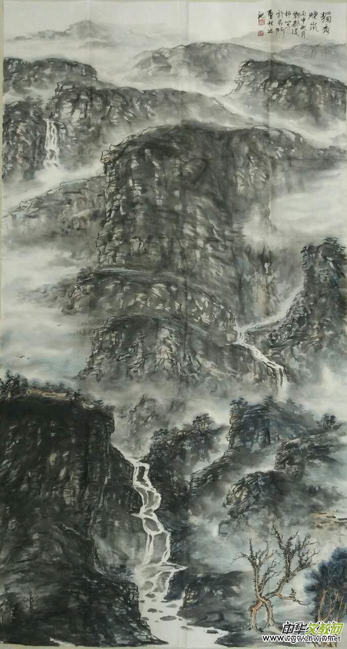 寄情山水真性在情趣高古写丹青——记山水画家马相魁先生