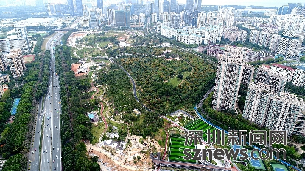 深圳：新地标香蜜公园迎客在即