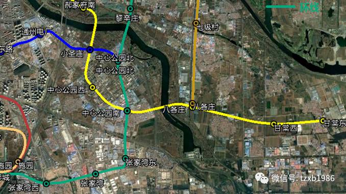 通州这些地方都有可能通地铁 未来将达10条轨道交通