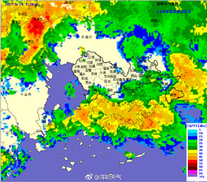 带伞带干衣服！深圳市暴雨黄色预警正在生效