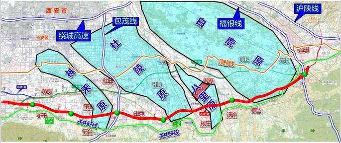 全程高架,有效地连接了区域的主要干线路(西户,西太,西沣公路),路线距