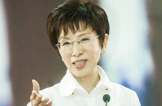 现任国民党主席洪秀柱.