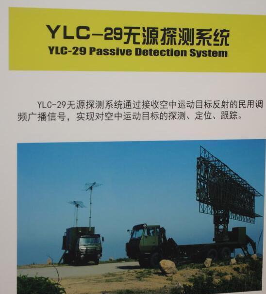 中国YLC-29无源反隐身雷达亮相 强于“维拉”雷达