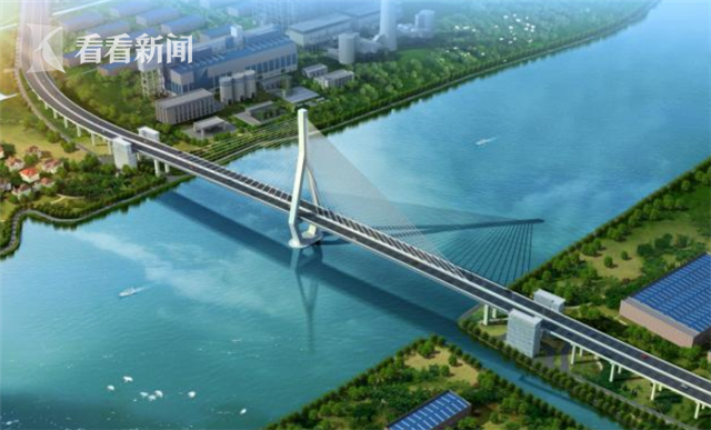 黄浦江新标志：昆阳路大桥开建