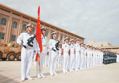 中国首个海外保障基地在吉布提建成投入使用