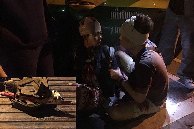 2中国游客在泰国遭砍伤毁容 袭击者称认错人