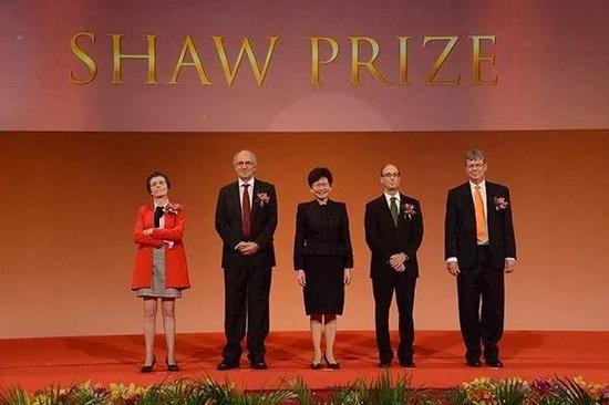 5位科学家获颁2017年度邵逸夫奖