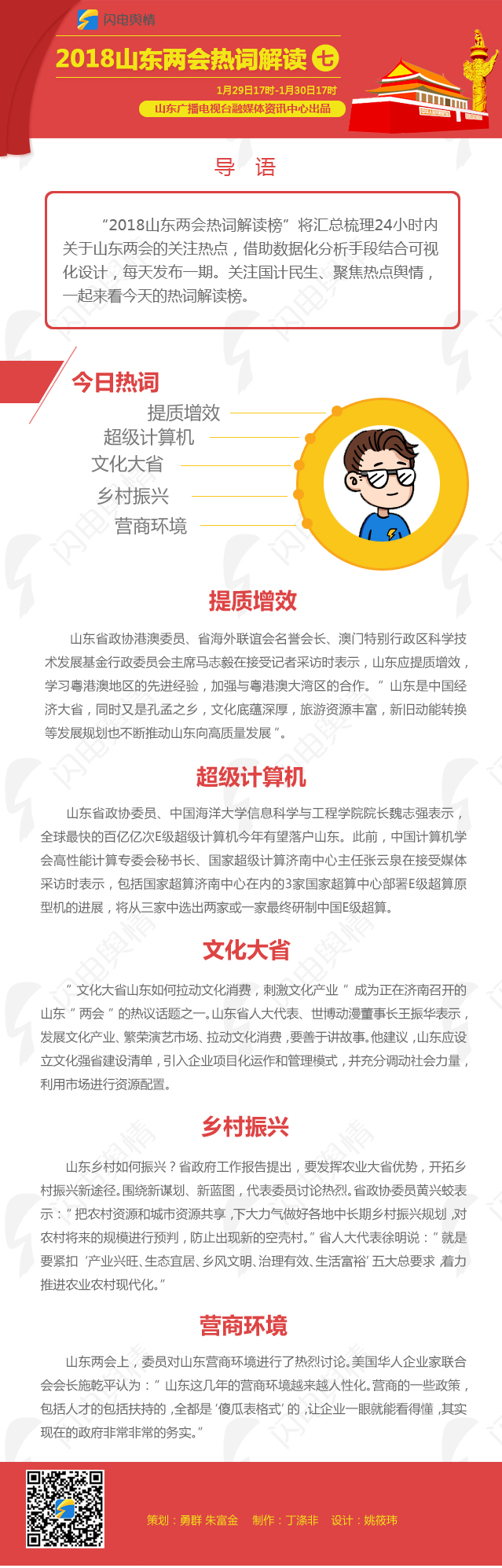 2018山东两会热词解读榜：提质增效等受关注