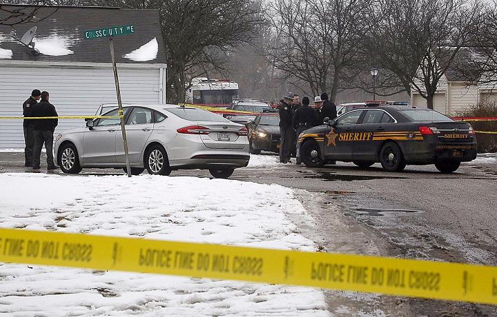 美国俄亥俄州发生枪击案致２名警察死亡