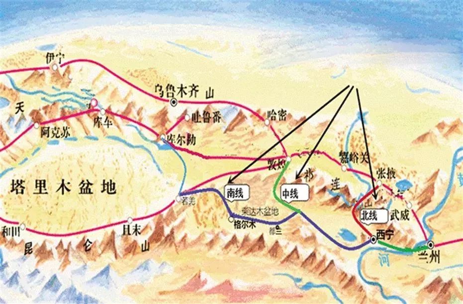 由连霍高速,京新高速组成,连接了丝绸之路上的重要旅游城市和节点.图片