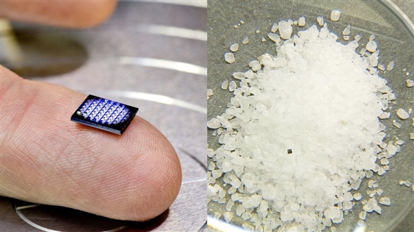 美国展示世界最微型电脑：搭载ARM CPU、比一粒米还小