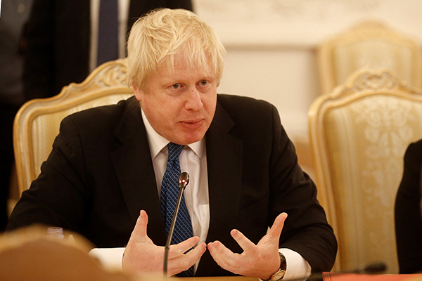 英国外交大臣鲍里斯·约翰逊宣布辞职