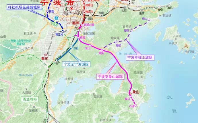 宁波至梅山城际轨交方案研究有新进展 未来还有象山、宁海