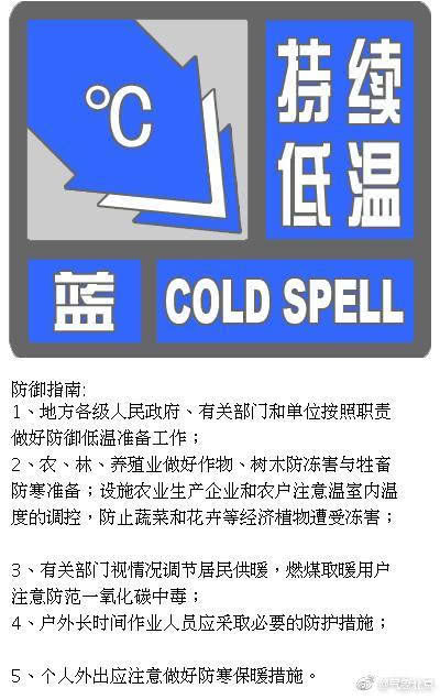 冷！北京继续发布持续低温蓝色预警