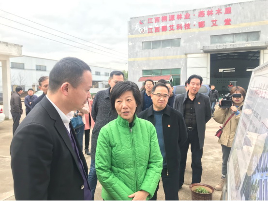 刘三秋厅长调研鄱艾产业为中医药强省做组织保障