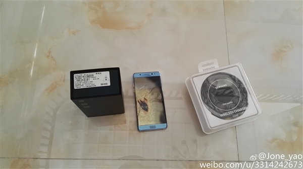 贴吧曝京东国行三星Note 7电池中招：珊瑚蓝款、网友炸锅