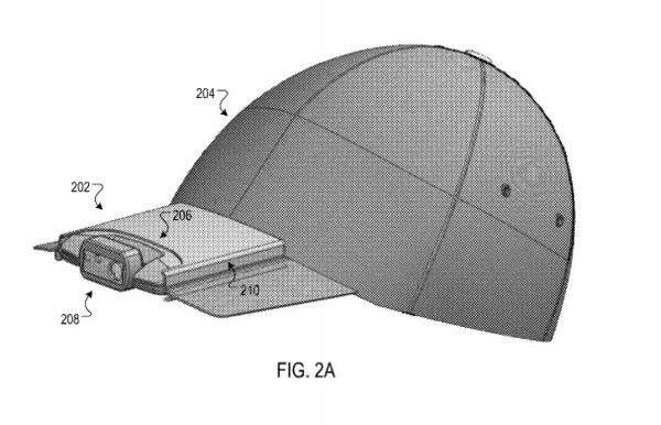 谷歌新专利曝光 这是一款会拍照的帽子？